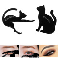 1 Set Cat Eyeliner Stencil Professional Makeup Eyebrow Stencil Models Eyes Liner Template Shaper Stamping Tool Plastic Templates