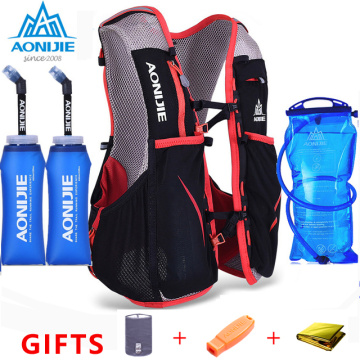 AONIJIE 5L Women Men Bag Marathon Hydration Vest Pack for 1.5L Water Bag Cycling Hiking Bag Outdoor Sport Running Backpack