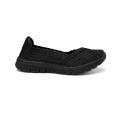Light MD Groove Soles Casual Woven Pumps