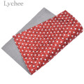 Lychee Life 29x21cm A4 Dots Glitter PU Leather Fabric High Quality Shiny Synthetic Leather DIY Material For Handbag Garments