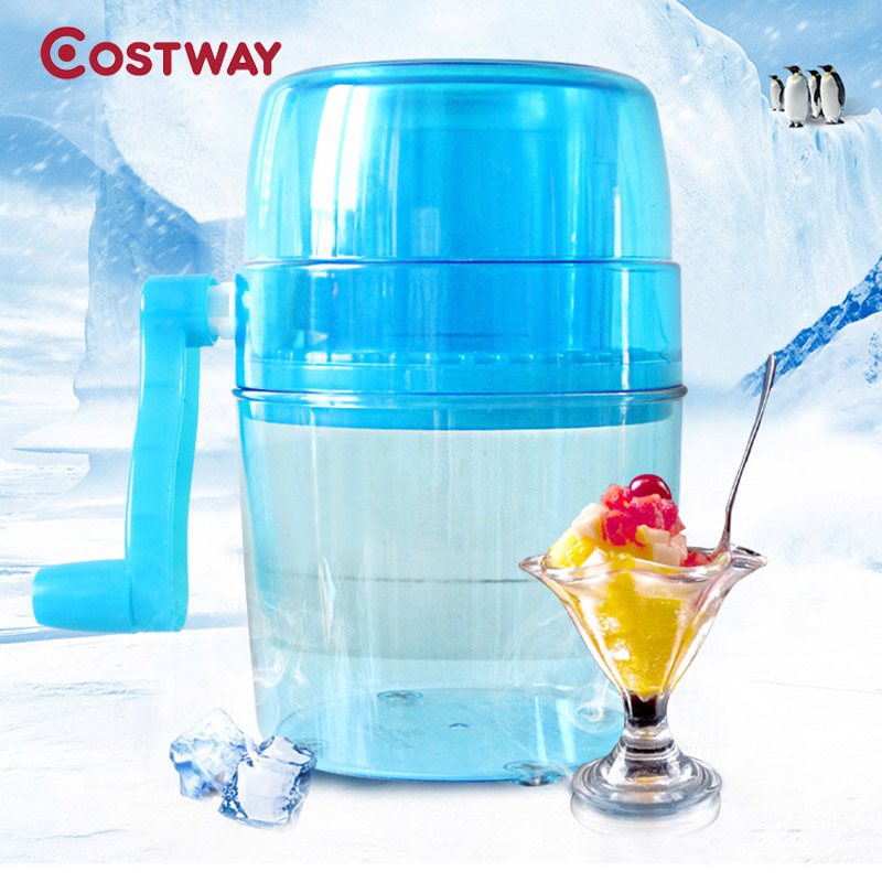 Ice planer manual household small-sized sand machine mini hail icebreaker hand operated ice breaker continuous ice machine