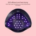 120W UV LED Lamp For Nails Dryer Auto Dual Light Lamp For Gel Polish Removal Machine Gel Soak Off Remover Nail Tool Dropship