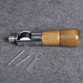 Leathercraft Sewing Stitching Awl Tool Kit DIY Craft Leather Canvas Bag Belt Repair Lockstitch Set DTT88