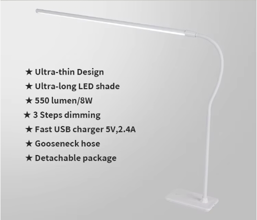 Hose Reading Light LED Eye Protection Desk Lamp