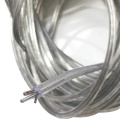 0.5 Square 0.75 Square Transparent Two Core Round Wire With Stainless Steel Rope Chandelier Wire Power Cord Lighting Accessories