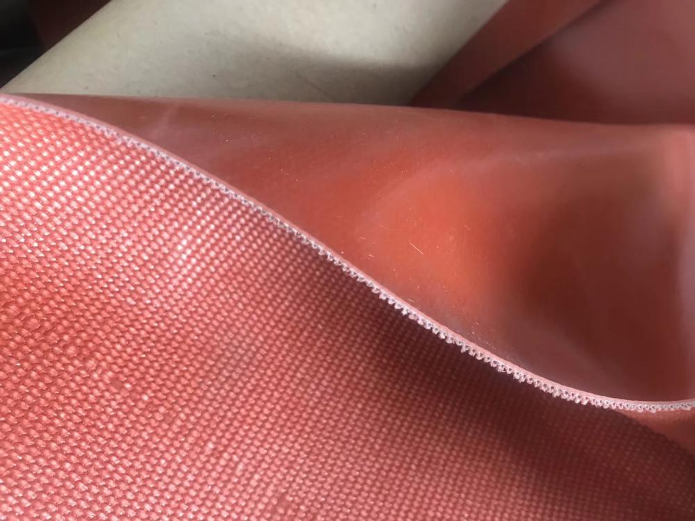 High temperature liquid silicone rubber fabric