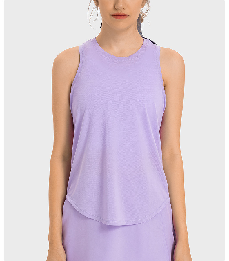 purple sleeveless riding shirts