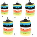 8PCS Buffing Pad Set Car Beauty Waxing Polishing Tool Auto Car Polishing Pad Kit for Car Polisher Sponge Wheel Power Tools