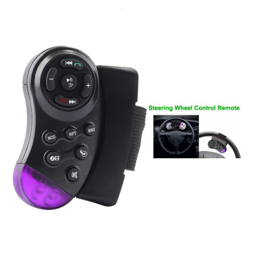 for11-Key Portable Carro Controle Remoto Universal Car MP5 Multimedia Player CD DVD VCD Steering Wheel Wireless Remote Control