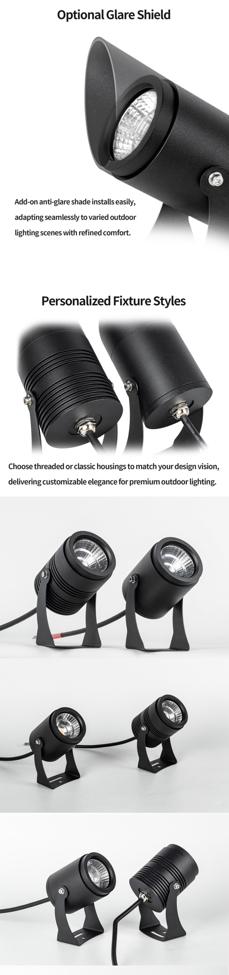 garden led spike spot light