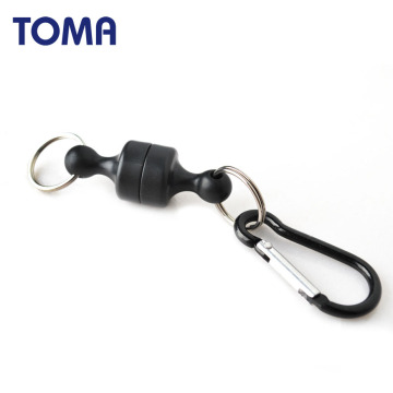 TOMA Magnet Fishing Buckle Magnetic 11cm 1.7kg Suction fast ABS Body 5Colors Carabiner Fishing accessories Tackle