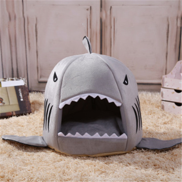 Hot Cat Mat Shark Shape House Warm Kennel Kittens Bed DIY dog bed Kennel Cat Beds Outdoor Tent Pet Products Cats Basket