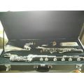 (Low C ) bass Clarinet kit ebony wood Body silver Plated new
