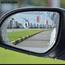 2pcs set car rearview mirror waterproof sticker window transparent film Anti fog anti-glare window foil auto protective stickers