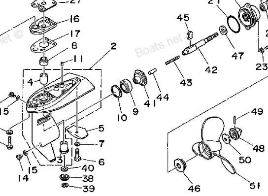 6L5-45611-00 6L5-45611 Outboard Engine Propeller Shaft for Yamaha F2.5 3M 3G 3L 3S Boat Motor