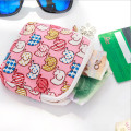 Cute Cartoon Sanitary Napkin Bag Purse Holder Organizer Storage Bags With Zipper Traveling Travel Napkins Towel Pouch Pad Holder