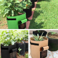 Thicken Portable Agricultu Plant Grow Bags Potato Tomato Pot Moestuin Non-woven Garden Greenhouse Vegetable Strawberry Growth