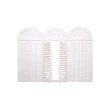 Pantation shutters with blackout blinds