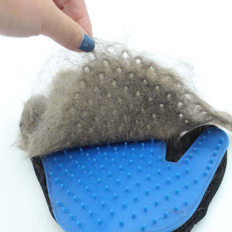 pet products cat cleaning of glove grooming masajeador Hair remover gloves hair massage for dogs glove brush dog combing glove