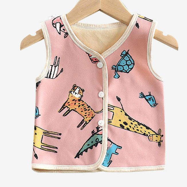 Children Warm Vest Kids Thicken Waistcoat Kids Outwears Vest Boy&girls Jacket Baby Clothes Children Clothing Toddler Girl Vest