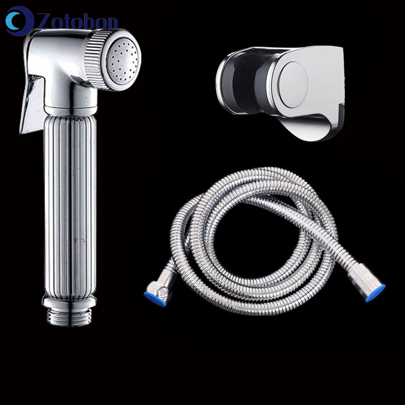 ZOTOBON Toilet Hand Bidet Faucet Bathroom Bidet Shower Sprayer Hooked Holder Easy Install for Women's Health Protection F128