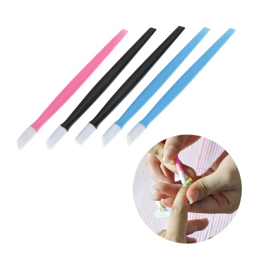 2/5Pcs Nail Tools Random Cuticle Remover Nail Art Pen Grinding Pen Nail Cuticle Dead Skin Remover Nail Polish Manicure Stick