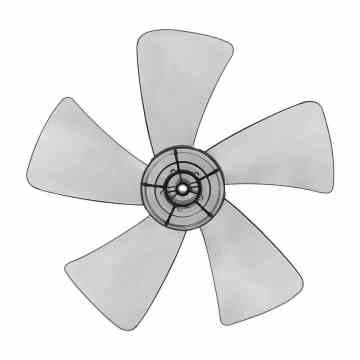 1 PCs fan blade big wind 14 inch 350 mm plastic fan blade for airmate and other fan parts Replacement