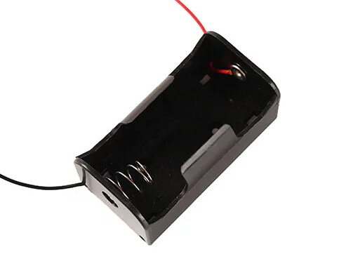 1 Slot D Cell Battery Holder with Two Wires