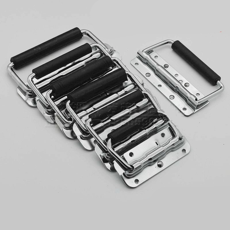 DIY Stainless steel folding spring handle Toolbox Instrument Machinery Industrial Equipment Replacement cabinet handles