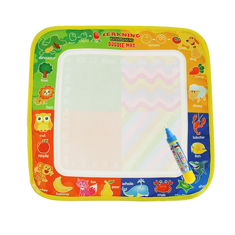 5 types Drawing Toys Water Drawing Mat Rug Reusable Painting Board With Magic Pen Non-toxic Early Educational Toys for kids