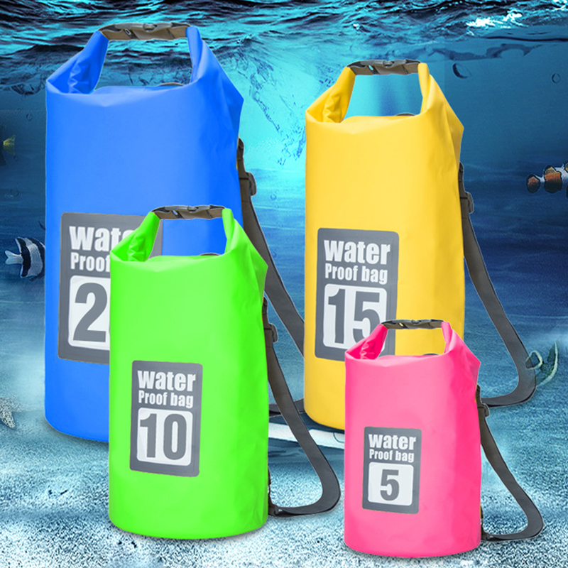 5L/15L/30L Waterproof Backpack Bags Storage Dry Sack Bag For Canoe Kayak Rafting Outdoor Sport Swimming Bags Travel Bag Backpack