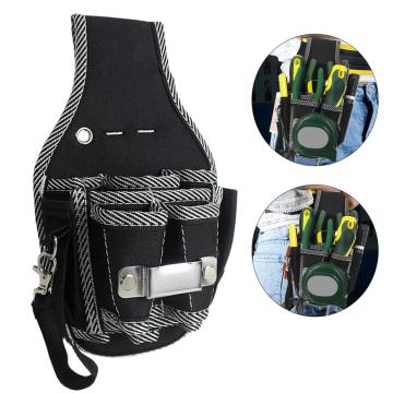 Protable 9 In 1 Drill Screwdriver Utility Kit Holder Quality Nylon Carrying Tool Bag Electrician Waist Pockets Tool Belt Pouch