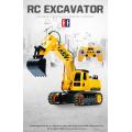 RC Truck Excavator Remote Control Car Machine caterpillar Radio controlled Engineering Construction vehicle tractor toys boys