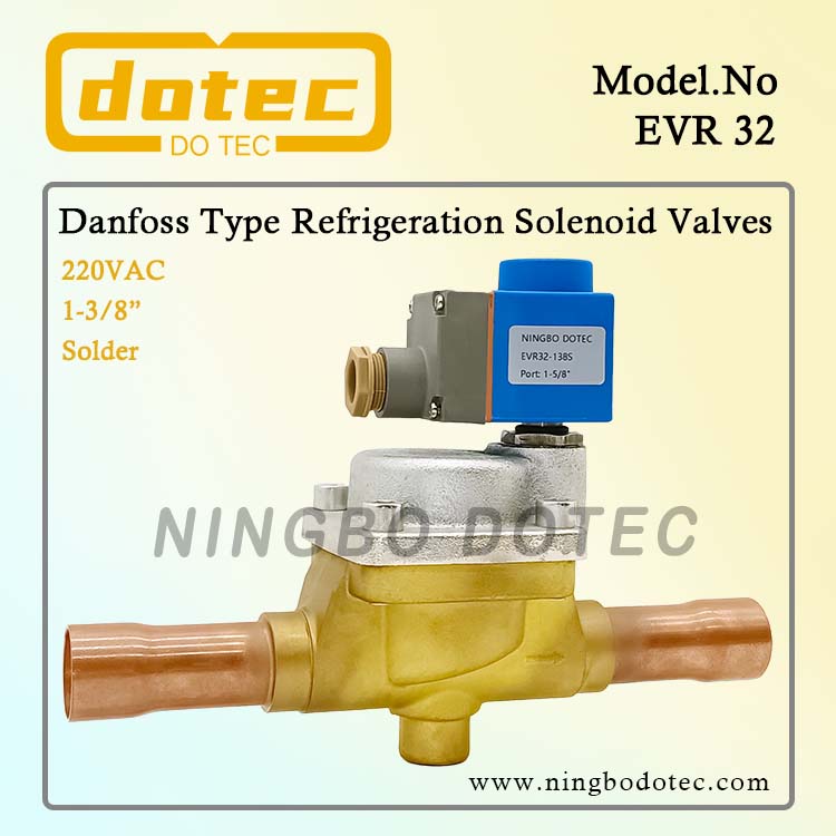 EVR 32 1-3/8" Danfoss Refrigeration Solenoid Valve 220VAC