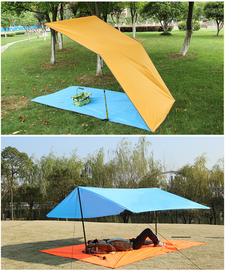 3 size Outdoor Moistureproof Foldable Camping Mat For Picnic Sand Mat Blanket Pad for Camping Hiking +Storage Bag