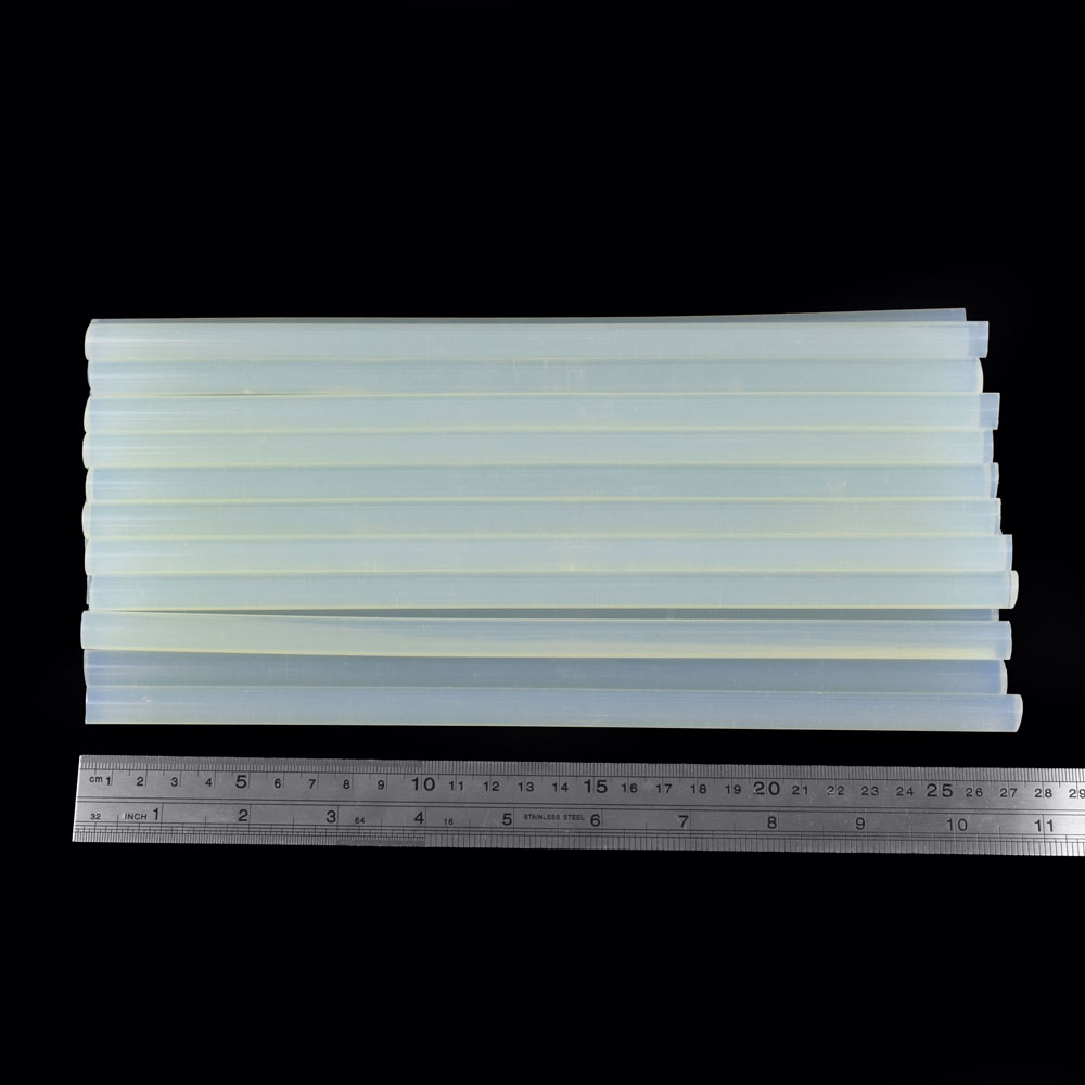 NEWACALOX 20pcs White 11mmx270mm Hot Melt Glue Sticks for Electric Glue Gun Silicone Craft Album Repair Tools For Alloy