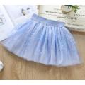 sky blue Lace skirt