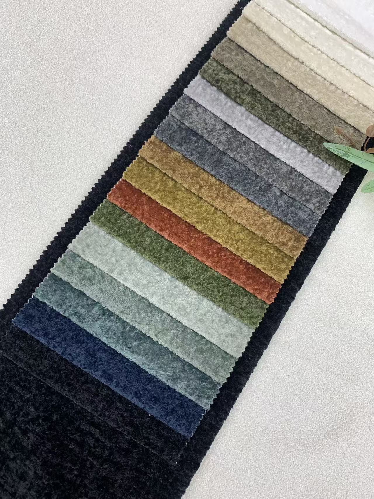 Cream Style Velvet Fabric