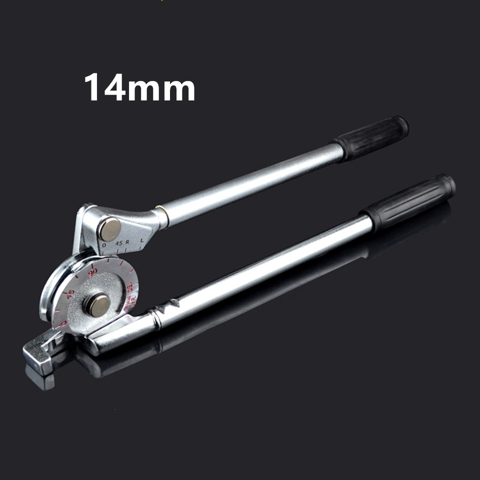 YIKODA Metric 14mm Pipe Bending Machine 0-180 Degrees Pipe Bender and Tube Bending Manual Machine Tools