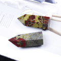 Natural Dragon Blood StoneCrystal Point Wand Handmade Healing Stone Energy Ore Mineral Crafts Home Decoration
