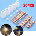 30x Plasma Cutter Consumables Electrode Tip Kit Plasma cutting Accessories For Torch PT-31 LGK-40 CUT40