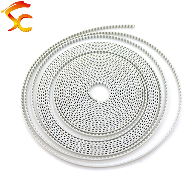 10meters/LOT T5 6mm White PU Open Ended Timing Belt Width 6mm T5 Polyurethane with steel core Belt fit for T5 Timing Pulley