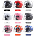 NENKI Motorcycle Helmet Moto Helmet Half Face Motorbike Helmet Electric Safety Double Lens Moto Casque For Women/Men