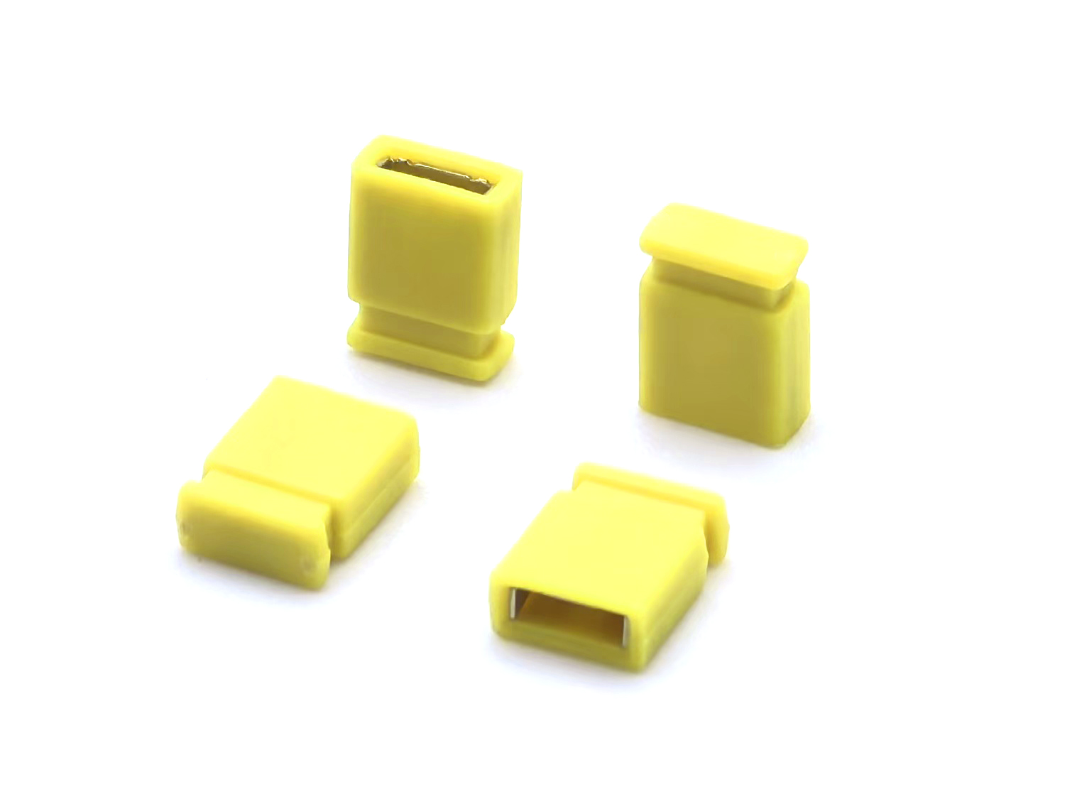 2.54mm Pitch Mini Jumper H6.5mm CLOSE Bronze With Half Gold Yellow 1*2P