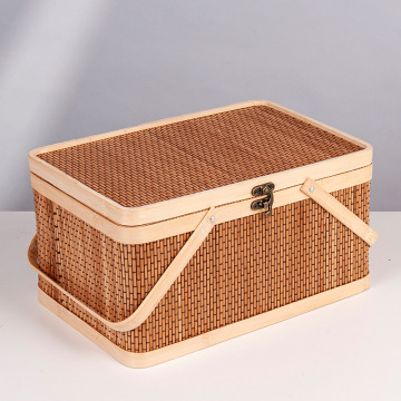 Natural bamboo gift box