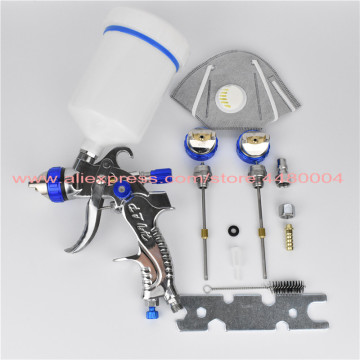 601 Spray Gun HVLP SPRAY GUN gravity feed stainless steel nozzle 1.4mm 1.7mm 2.0mm auto Car face Painting