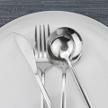 4pcs/set Knife 304 Stainless Steel Tableware Fork Spoon Gold Cutlery Dinnerware Set Silverware Set Kitchen Teaspoon Flatware Set