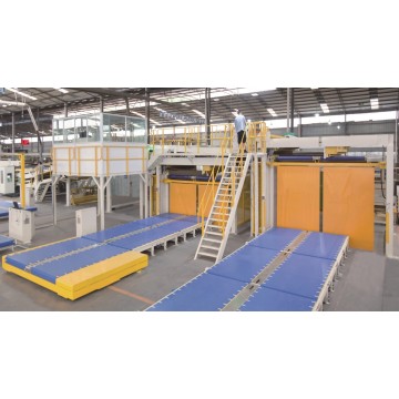 CORRUGATOR DOUBLE LEVEL STACKER