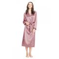 19 Momme Classic Full Length Silk Robe Bathrobe Oblique V-Neck Short Kimono Robe Bridesmaids Robe S-XXXL