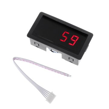 Digital Counter DC LED 4 Digit 0-9999 Up/Down Plus/Minus Panel Counter Meter with Cable
